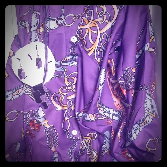 Med Satin Feel Retro Chain - Picture 3 of 3